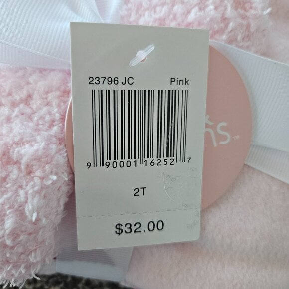 Girls 3 Pc sets of fleece pajamas top, pants and socks NWT 2T and 4T - Picture 4 of 7